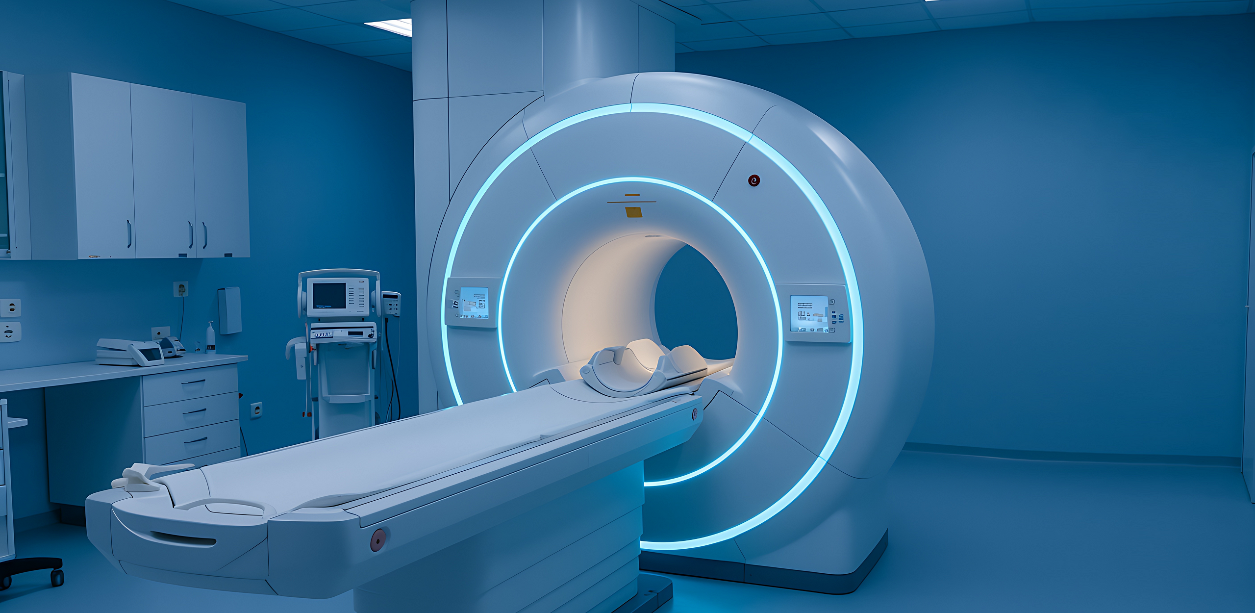 Clinical Room with a Modern MRI Machine